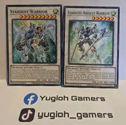 YUGIOH STARDUST WARRIOR+STARDUST ASSAULT WARRIOR COMMON LED8 1ST EDITION LP - Image 1