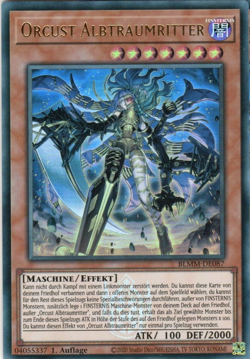 yugioh 1x Orcust Albtraumritter BLMM-DE087 ULTRA RARE 1AUFLAGE DEUTSCH - Image 1