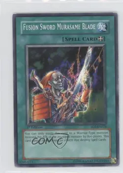Fusion Sword Murasame Blade 1st Ed. YuGiOh Warrior's Triumph Structure Deck READ - Image 1