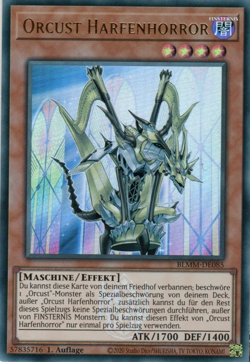 yugioh 1x Orcust Harfenhorror BLMM-DE085 ULTRA RARE 1AUFLAGE DEUTSCH - Image 1