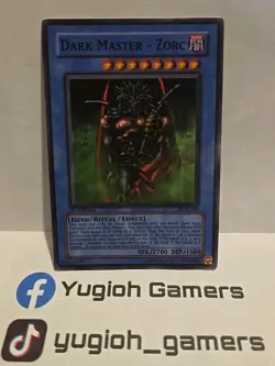 YUGIOH DARK MASTER ZORC DCR-082 1ST EDITION SUPER LIGHT PLAYED - Image 1