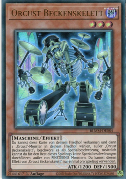 yugioh 1x Orcust Beckenskelett BLMM-DE084 ULTRA RARE 1AUFLAGE DEUTSCH - Image 1