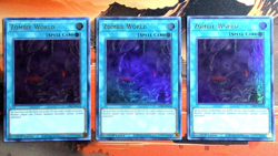 YuGiOh! 3x Zombie World GFP2-EN154 1st Edition NM UR Playset - Image 1