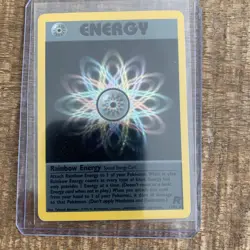 Pokemon TCG Rainbow Energy Card Holofoil Special Energy Rarity - Image 1