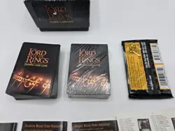 LORD OF THE RINGS TCG TWO TOWERS DELUXE STARTER With Sealed Packs - Trading Card - Image 5