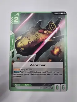 Zanzibar - Gundam Card Game #GD01-125 - NM / Mint Uncommon - Image 1