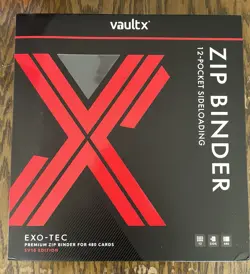 Vault X 12 Pocket SV 10 Zip Card Binder - Image 1