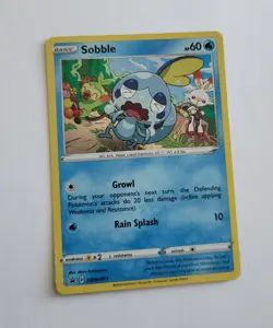 Pokemon Sobble SWSH073 Holo SWSH Sword Shield Black Star Promo Card 2020 TCG ENG - Image 1
