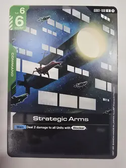Strategic Arms - Gundam Card Game #GD01-108 - NM / Mint Uncommon - Image 1