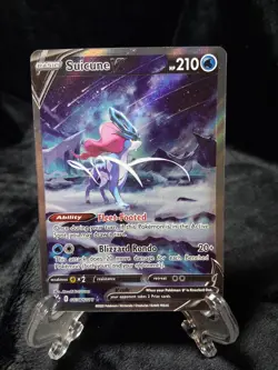 Suicune V Pokemon Card - Fleet-Footed Ability, Blizzard Rondo Attack - Image 1