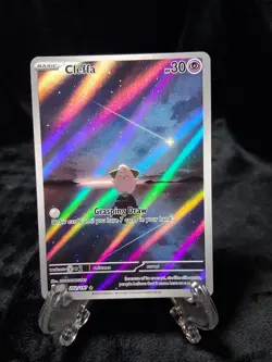 Pokemon Cleffa Holo Trading Card Grasping Draw Ability - Image 1