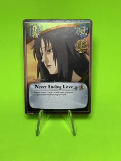 Naruto CCG - Never Ending Love - Gold Foil Promo Mission Card (PR-092) Bandai - Image 1