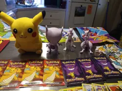 Pokemon card and toy lot Pikachu Mewtwo exc. - Image 3