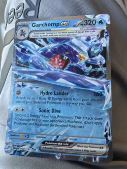 Pokemon TCG Garchomp ex 320HP Holo Rare Card 018/147 - Image 1