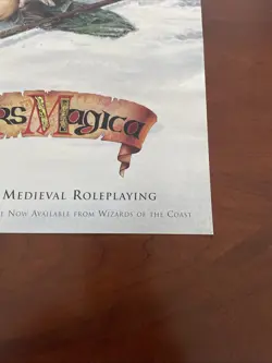 ARS MAGICA Wizards of the Coast Card Role-Playing Game 1994 Promo poster 19x26" - Image 2