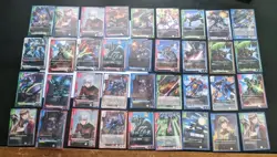 Gundam Card Game U Lot. 36 Uncommon Cards. - Image 1