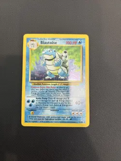 Pokemon TCG Blastoise Base Set Holo Unlimited Rare Card 2/102 - Image 1