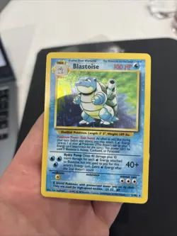 Pokemon TCG Blastoise Base Set Holo Unlimited Rare Card 2/102 - Image 3