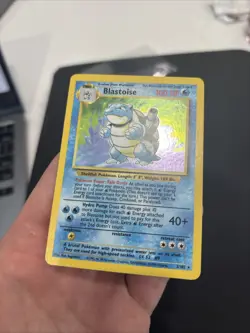Pokemon TCG Blastoise Base Set Holo Unlimited Rare Card 2/102 - Image 4