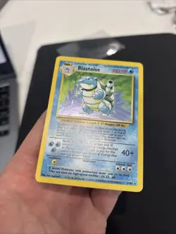 Pokemon TCG Blastoise Base Set Holo Unlimited Rare Card 2/102 - Image 5