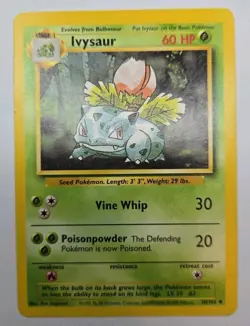 Pokemon TCG Ivysaur Base Set, Unlimited Uncommon Card 30/102 - Image 1