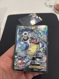 Pokemon Blastoise EX XY122 XY Promos Holo Full Art Card - Image 3