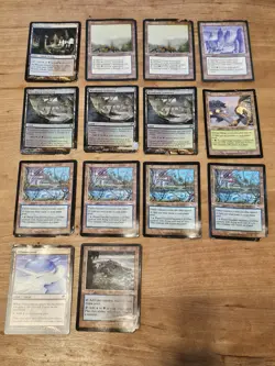 MTG Special Lands Bundle Brushland Watery Grave Magic the Gathering Rare Cards - Image 1