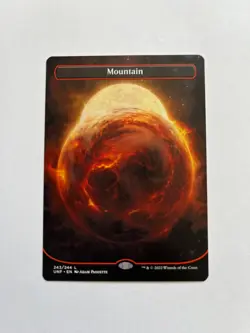 Mountain NM (243) (Borderless) Unfinity Regular MTG - Image 1
