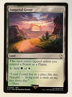 Sunpetal Grove Commander: Final Fantasy Non-Foil Regular MTG - Image 1