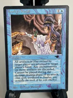 Hurkyls Recall 1994 Antiquities Vintage MTG Magic The Gathering Near Mint NM - Image 3