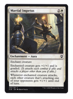 MTG-Martial Impetus-Battle for Baldur's Gate-33-Near Mint-NonFoil - Image 1