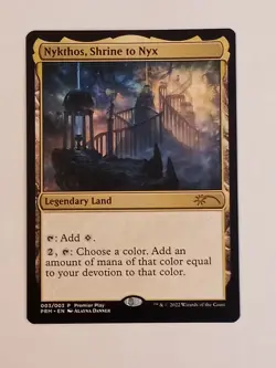 MtG Pro Tour Promo Nykthos, Shrine to Nyx NM Magic the Gathering - Image 1