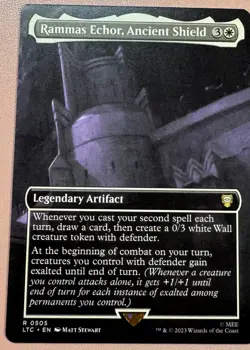 MTG Rammas Echor, Ancient Shield (Borderless) [The Lord of the Rings: Tales of M - Image 1