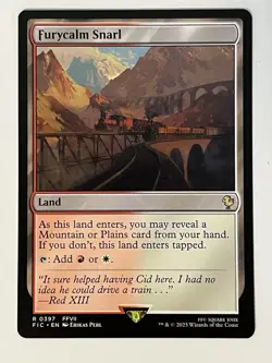 Furycalm Snarl Commander: Final Fantasy Non-Foil Regular MTG - Image 1