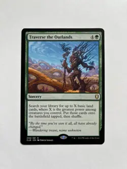 Traverse the Outlands Commander Legends: Battle for Baldur's Gate Regular NM MTG - Image 1