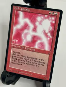 Vintage Ball Lightning NM MTG The Dark Regular - Image 2