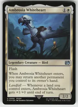 Ambrosia Whiteheart Foil U FINAL FANTASY 6 MTG - Image 1