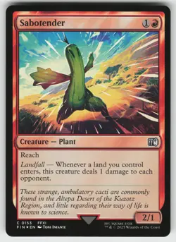 Sabotender Foil C FINAL FANTASY 153 MTG - Image 1