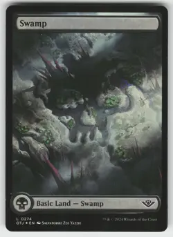 Swamp (0274) Foil L Outlaws of Thunder Junction 274 MTG - Image 1