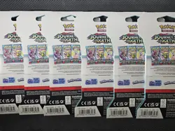 6x Pokemon Journey Together Sleeved Booster Packs (LOT OF 6) - Image 2