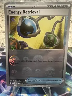 Pokemon ENERGY RETRIEVAL 082/086 - White Flare - Poke Ball Pattern - MINT - Image 1