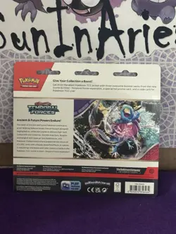 Pokemon TCG - Temporal Forces - 3pk Premium Checklane Blister Pack - Case New! - Image 2