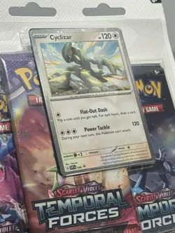 Pokemon TCG - Temporal Forces - 3pk Premium Checklane Blister Pack - Case New! - Image 3