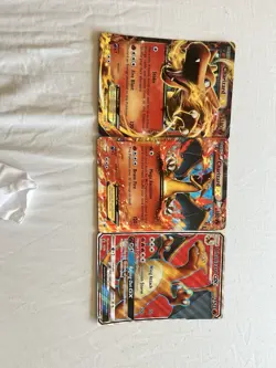 Pokemon Charizard EX and GX OVERSIZED Trading Cards - Image 1