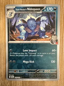 Pokemon TCG Destined Rivals - Team Rocket’s Nidoqueen 116/182 Reverse Holo NM - Image 1