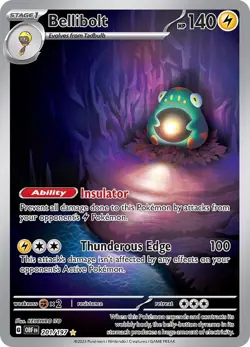 Bellibolt 201/197 - Pokemon TCG Obsidian Flames (2023) - NM - Illustration Rare - Image 1