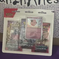 Pokemon Temporal Forces 3 PACK BLISTER Set Factory Sealed - Image 1