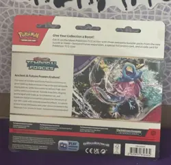 Pokemon Temporal Forces 3 PACK BLISTER Set Factory Sealed - Image 2