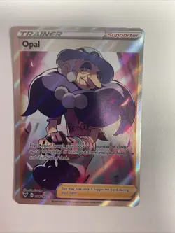 Pokemon TCG SWSH04: Vivid Voltage #184/185 Opal (Full Art) NM Free Shipping - Image 1