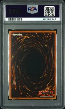 Yugioh Dark Magician SDY-006 PSA 8 Slight name shift + wavy + fade - Image 2
